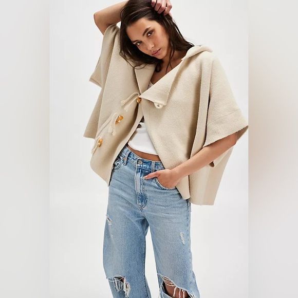 Toggle Poncho by Free People - Picture 1 of 6